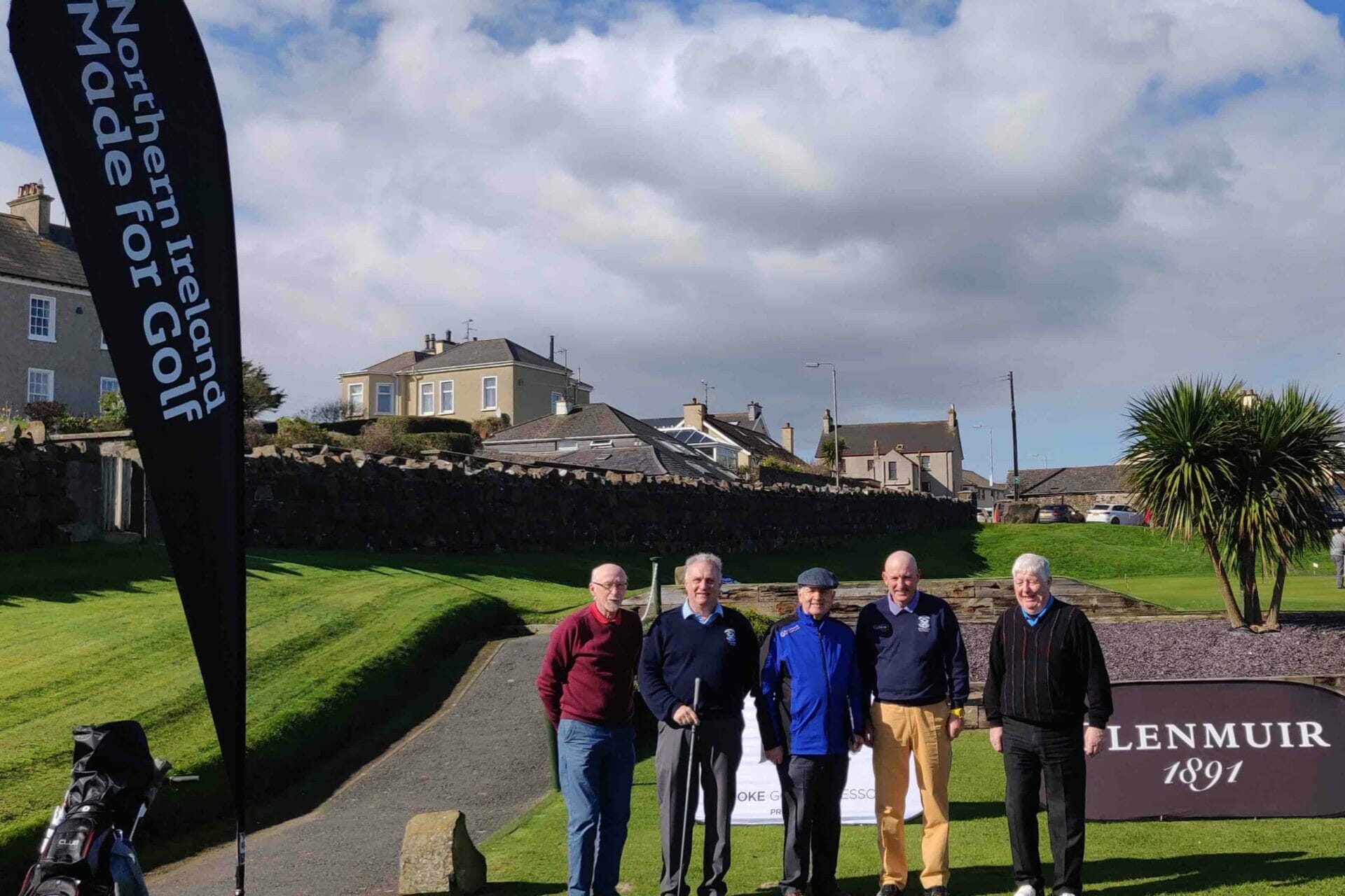 Some of the competitors at Castlerock GC