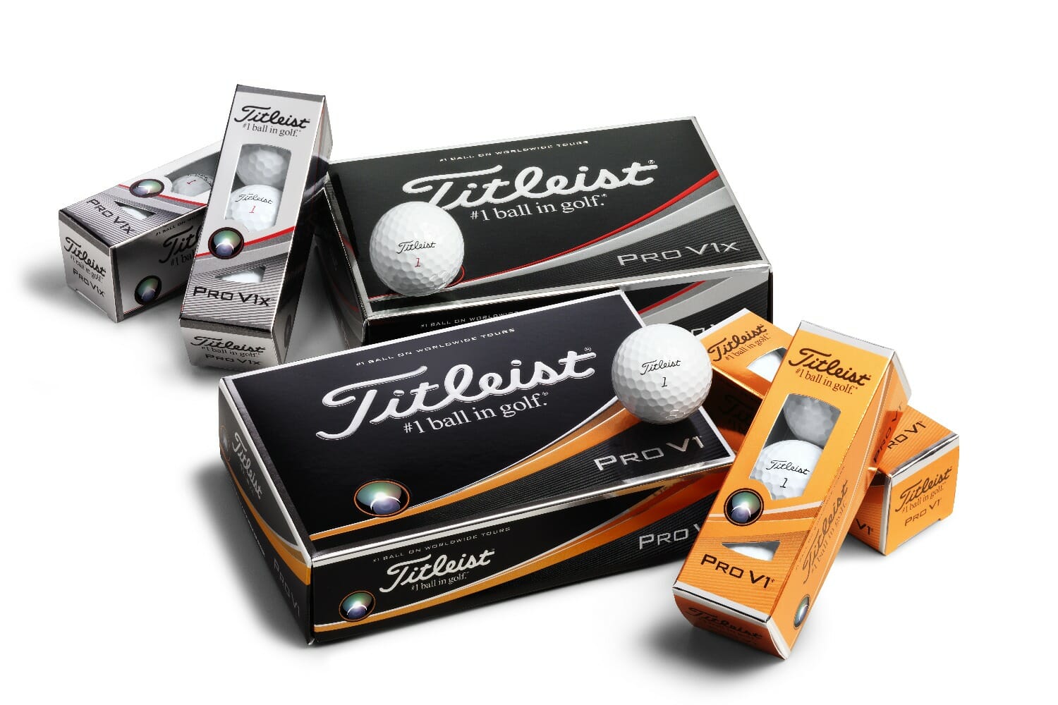 The new 2017 Titleist Pro V1 and Pro V1x launched