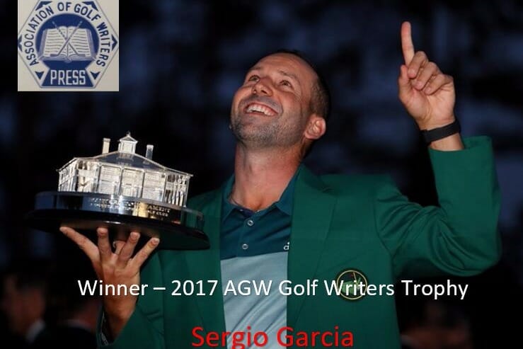 Sergio Garcia wins 2017 AGW golf writers trophy