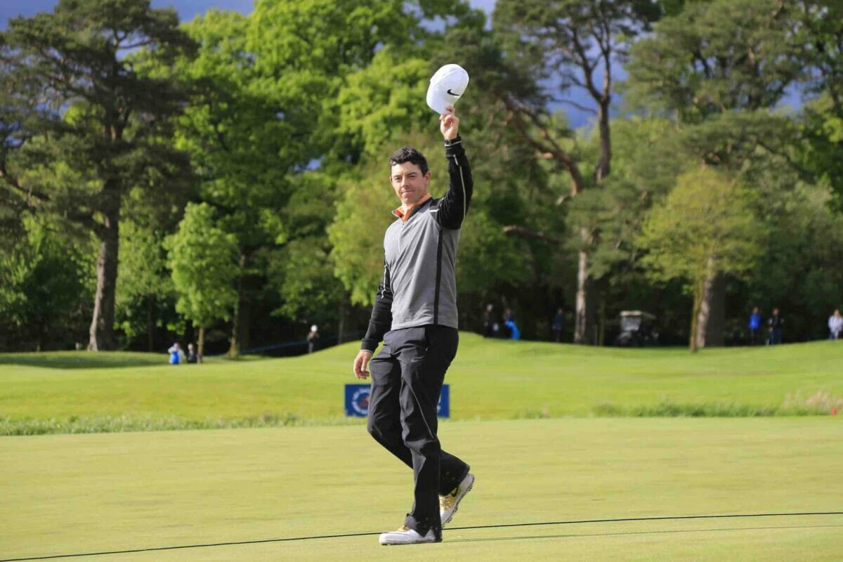 Rory McIlroy winning at the 2016 Irish Open at The K Club. GUI members can follow in his footsteps in the final of the All Ireland Gold Medals / Image courtesy GUI/Golffile