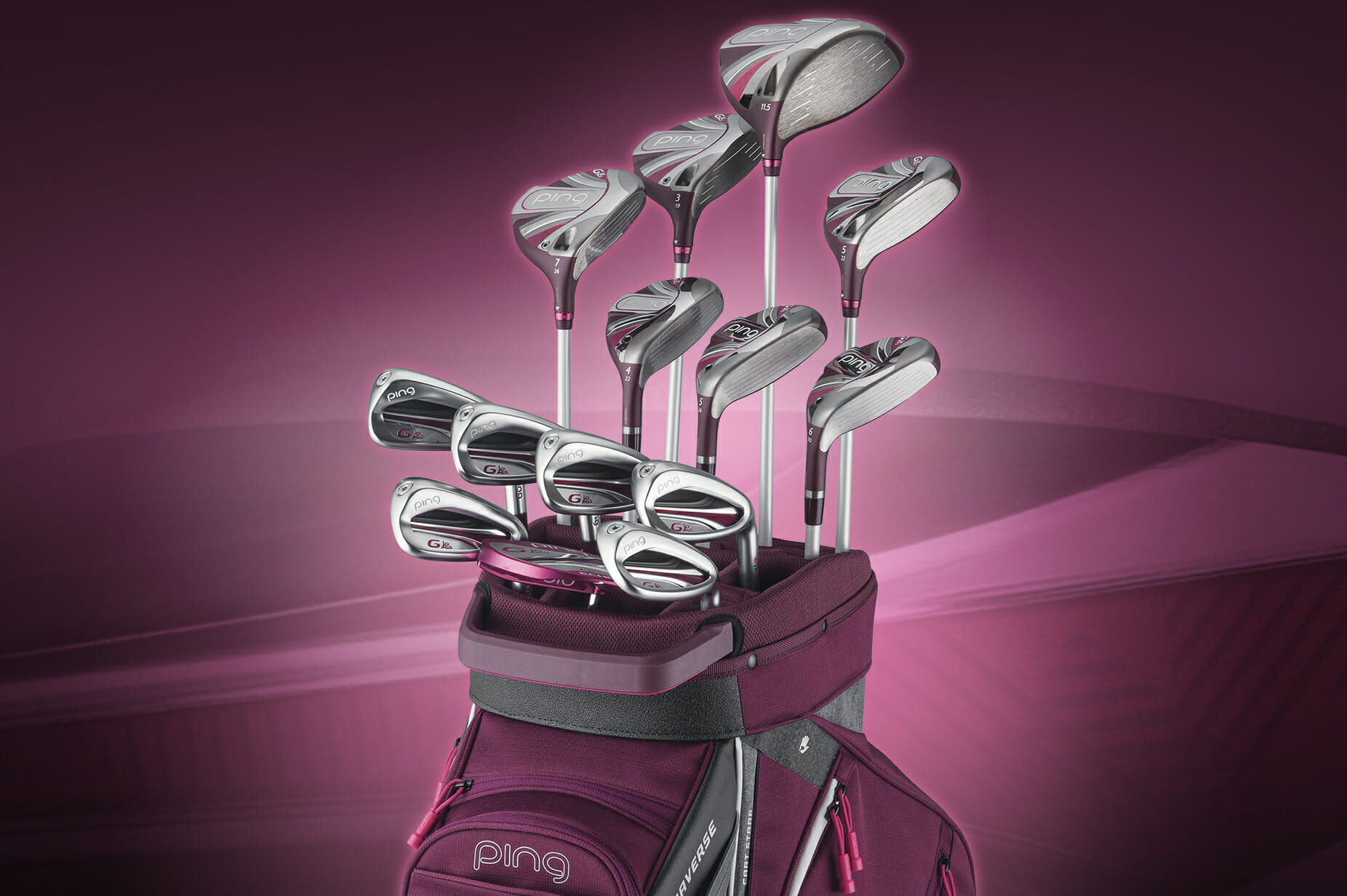 Ping packing punch with new custom-fit women’s equipment