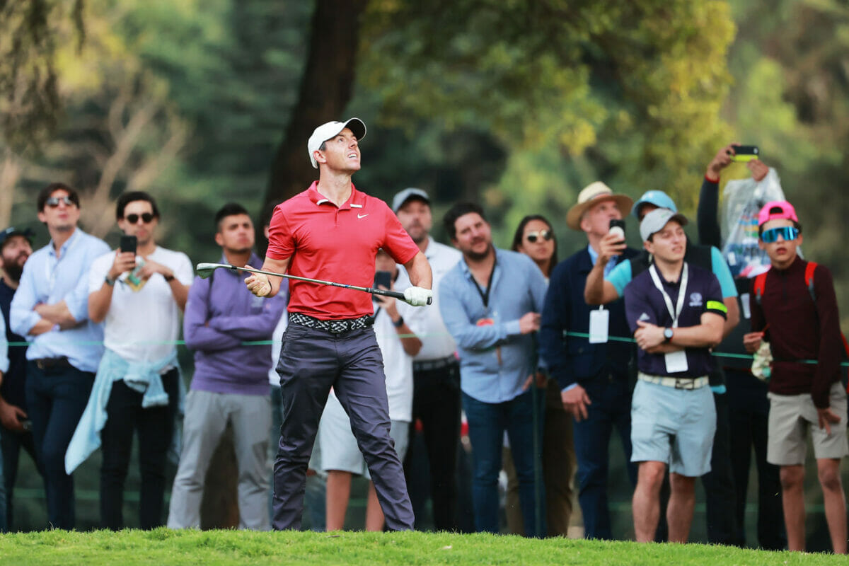 McIlroy three back but menacing at halfway stage in Mexico