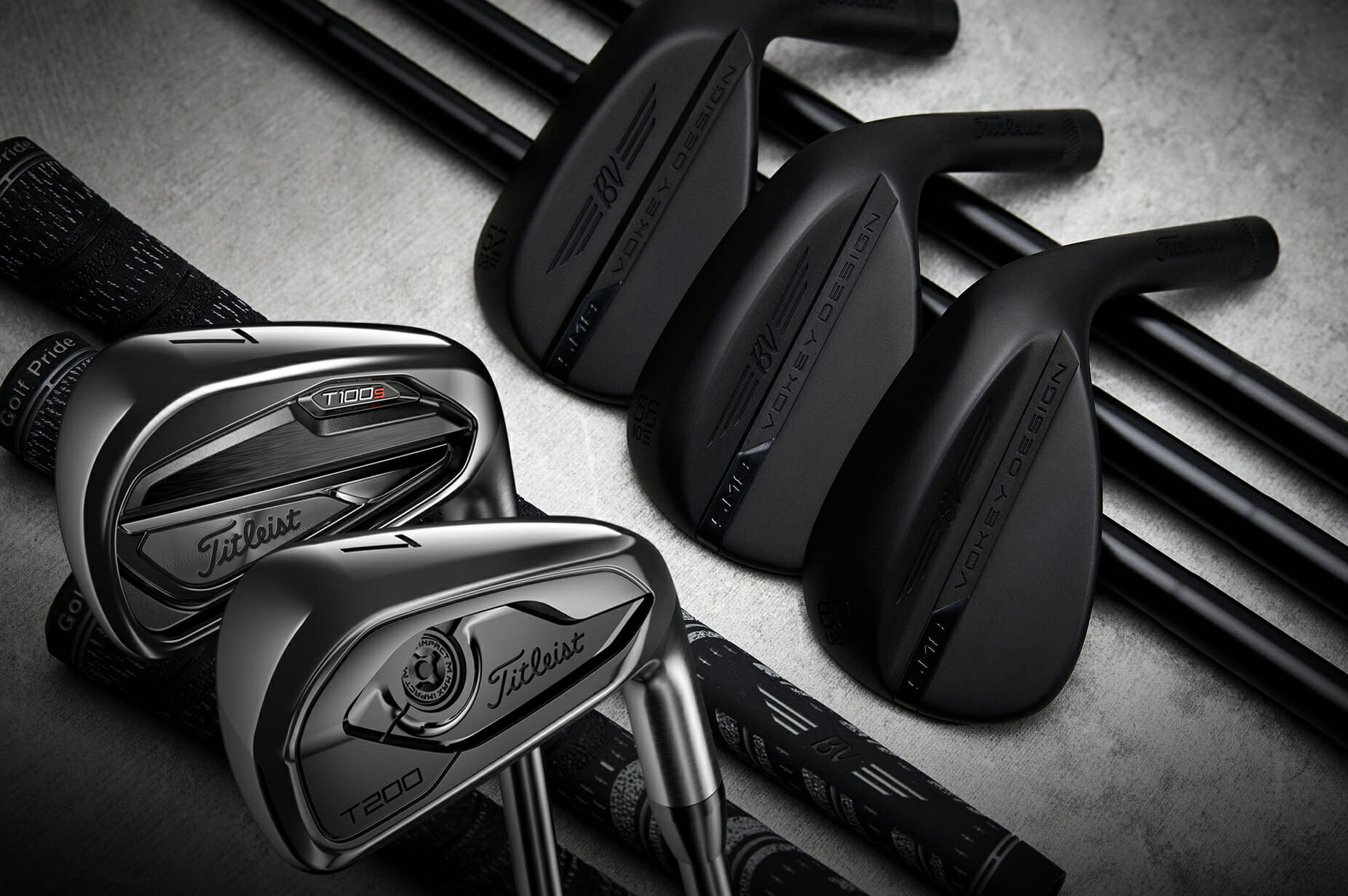 Titleist launch limited edition black finish of its T100 and T200 irons and SM8 wedge