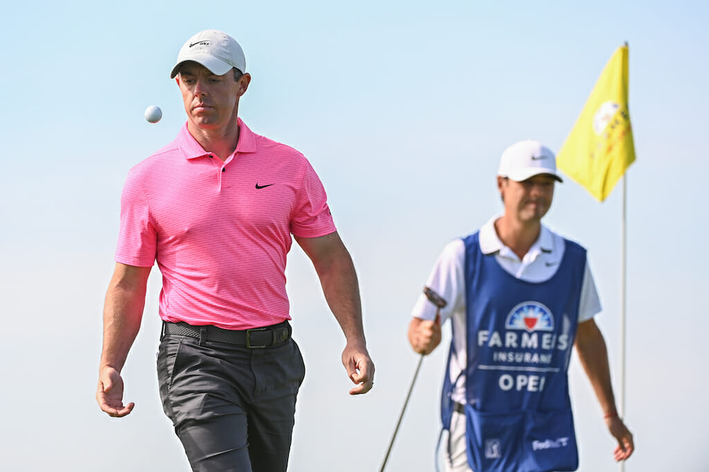 McIlroy emerges from Farmers dragged into Reed rules controversy