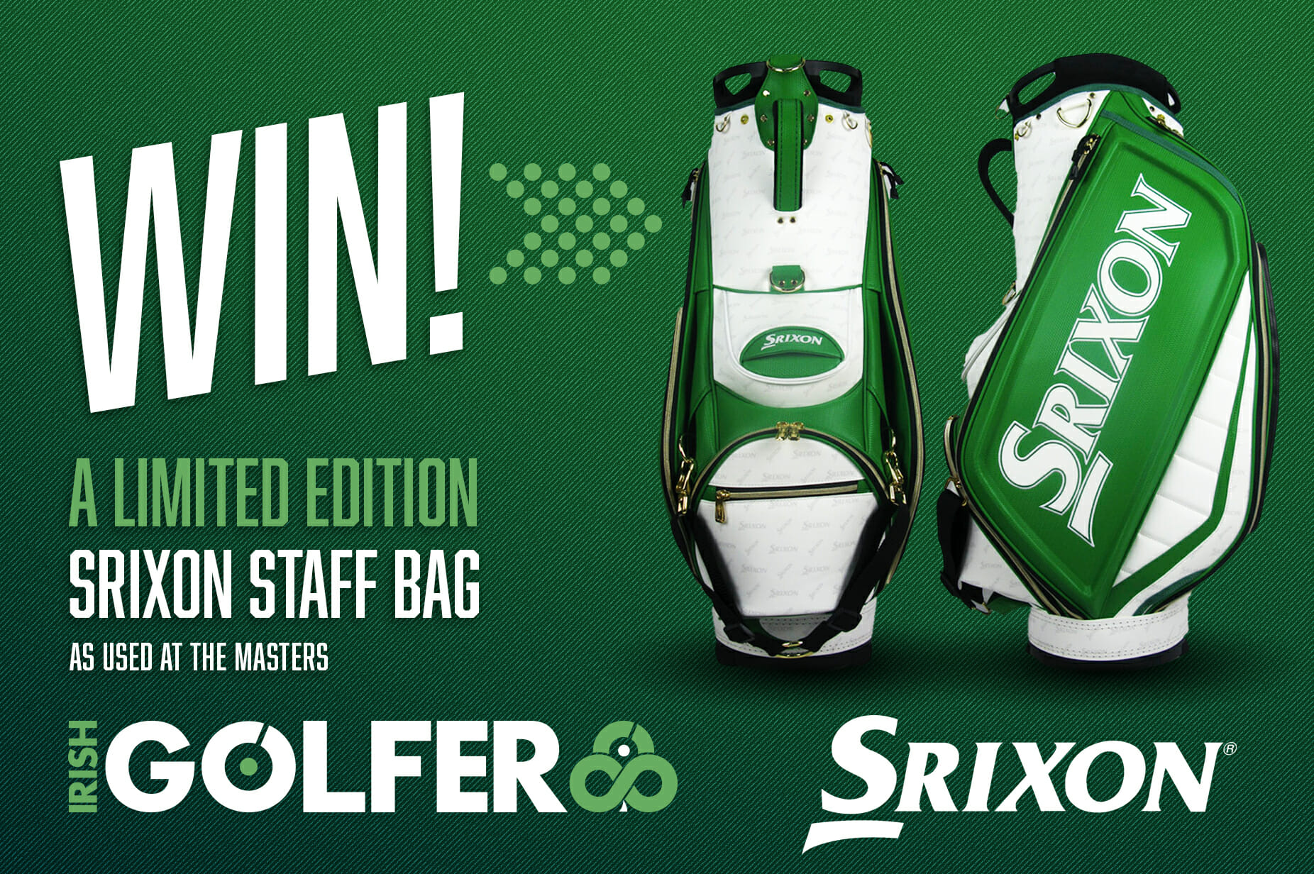WIN a limited edition Srixon Tour Bag as used by Shane Lowry at the Masters