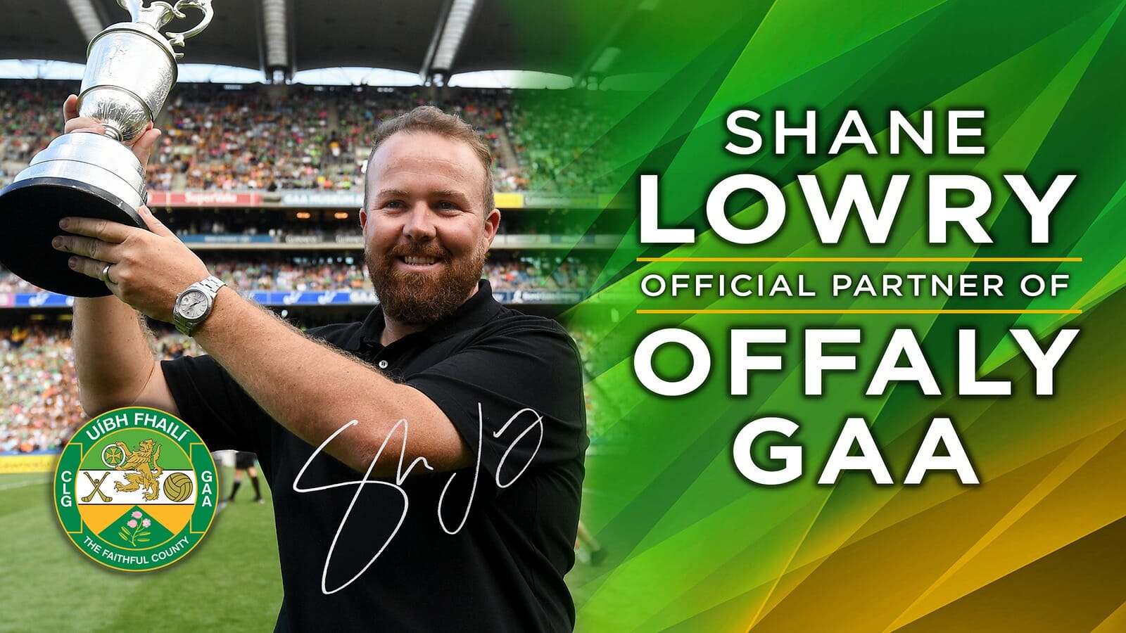 Shane Lowry to Partner with Offaly GAA