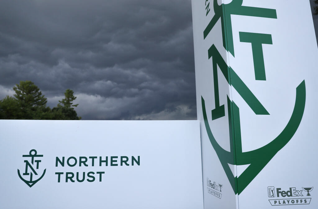 Northern Trust Sunday play postponed due to tropical storm