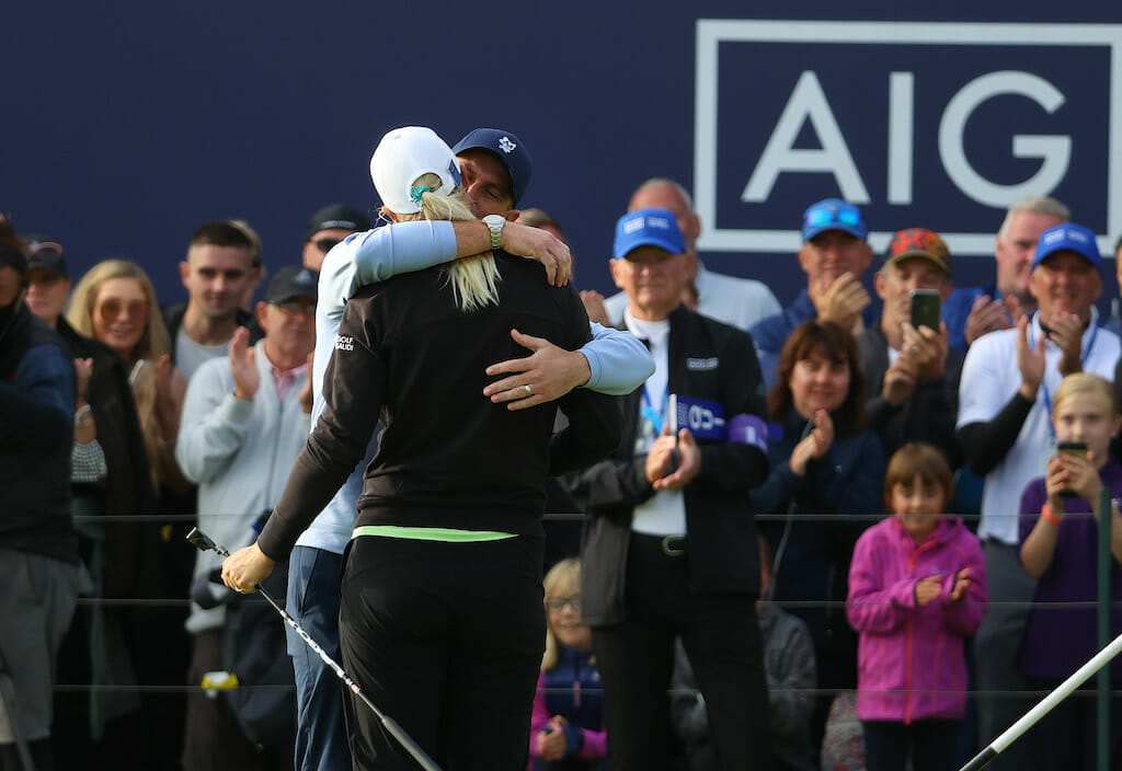Nordqvist pleased to finally have her husband on her side