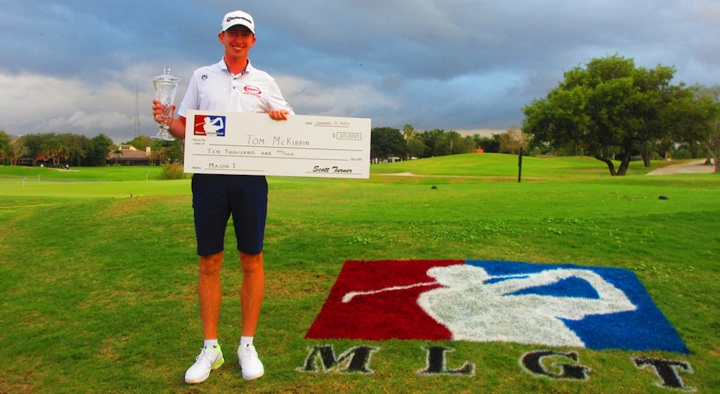 McKibbin comes from five back to notch first pro win in Florida
