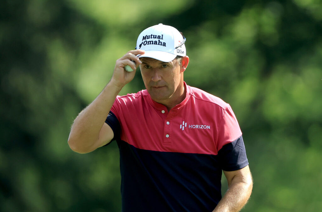 Harrington relishing US Senior Open test after bogey-free 65 moves him into the lead