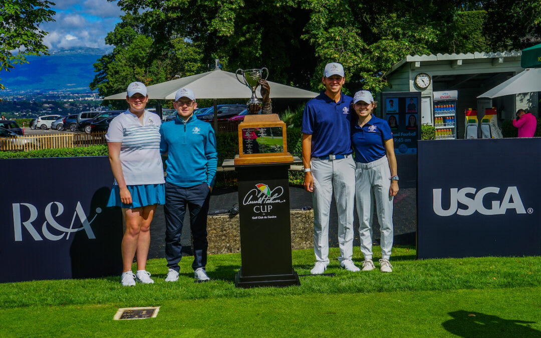 Kitt halves match as Internationals edge in front at Palmer Cup